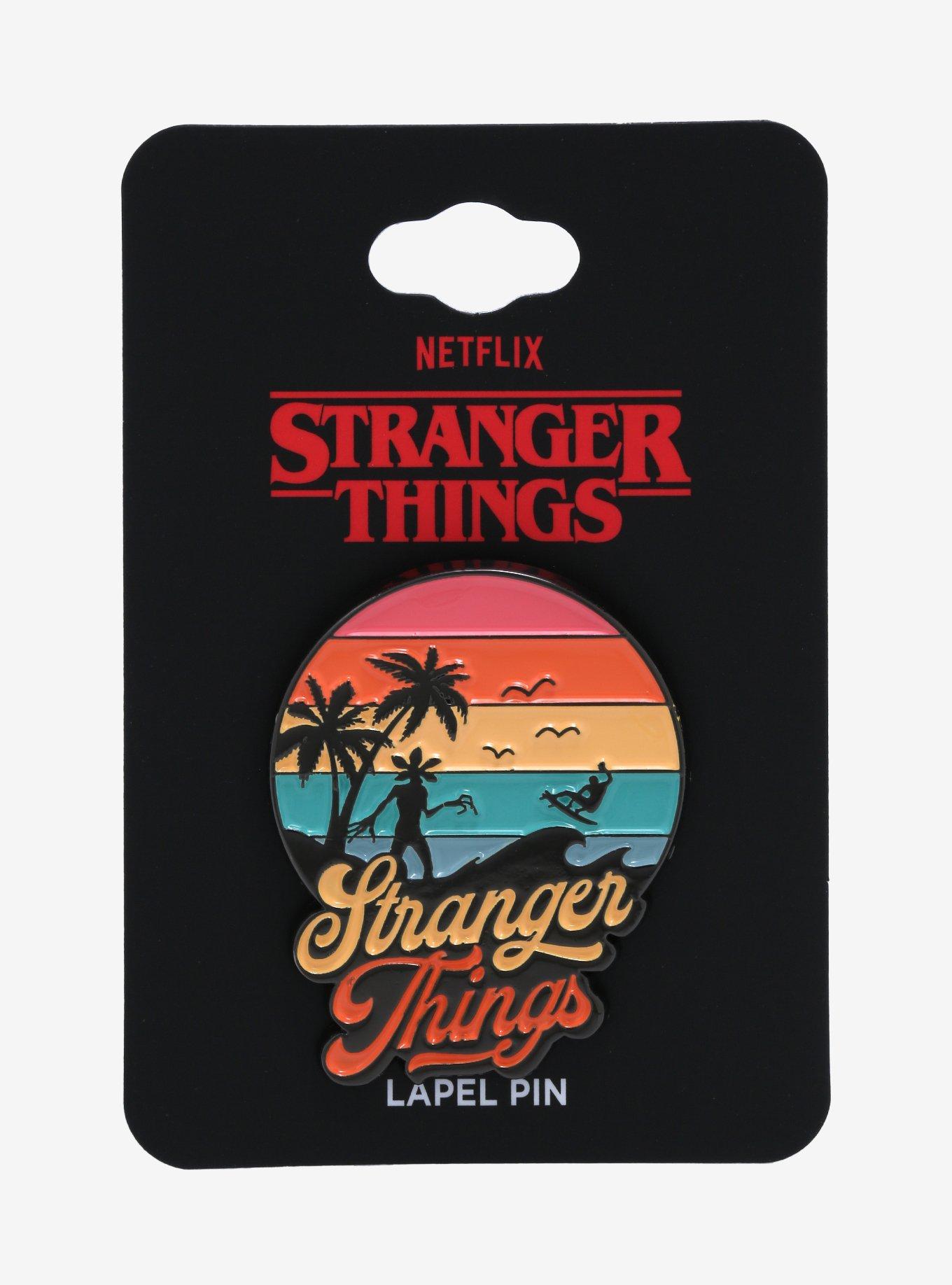Stranger Things Demogorgon at Lenora Hills Beach Enamel Pin - BoxLunch Exclusive, , alternate
