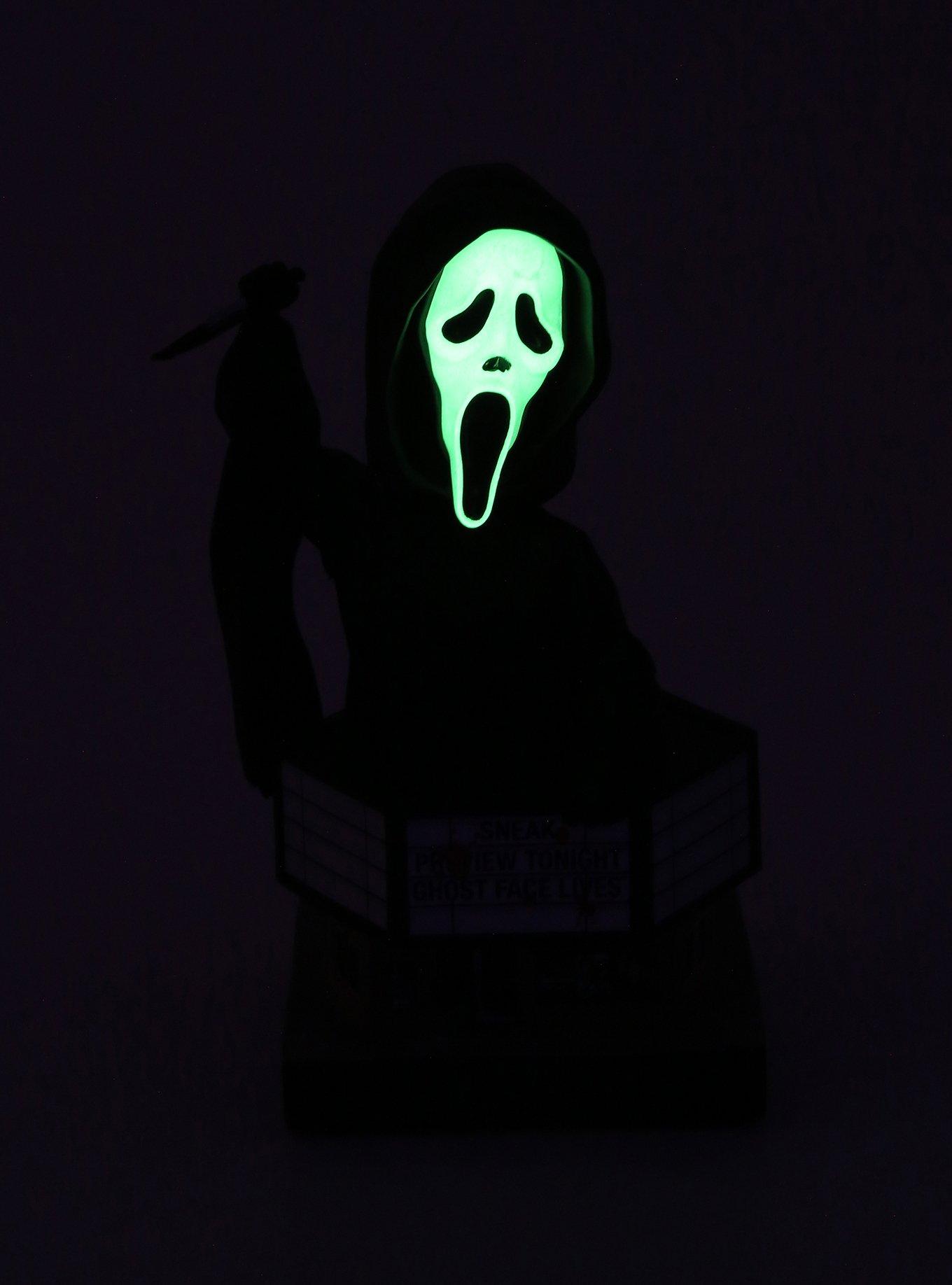 Ghost Face 3D Shaker Cup. Glow in the Dark. Halloween. Spooky. Scream. 
