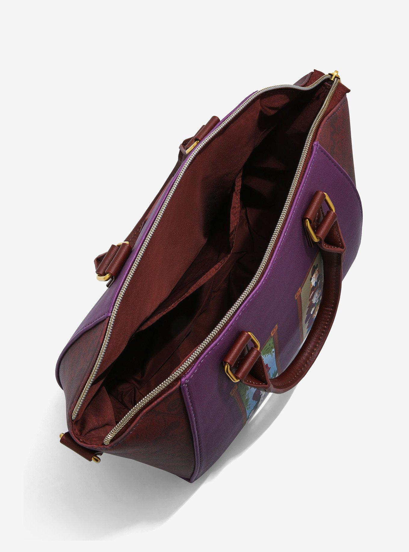 Loungefly Disney The Haunted Mansion Stretching Portraits Satchel Bag, , alternate
