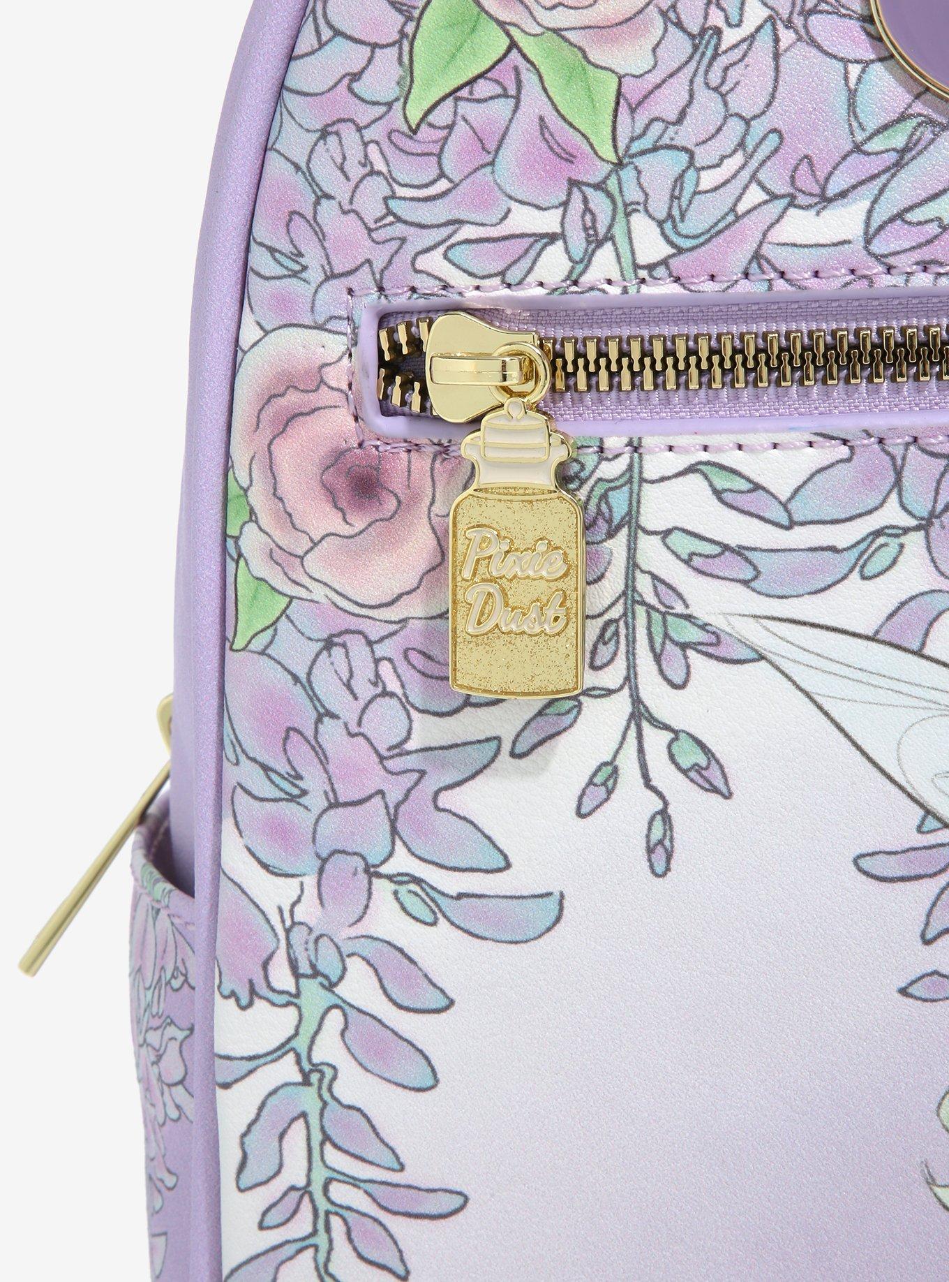 Her Universe Disney Peter Pan Tinker Bell Wisteria Mini Backpack, , alternate