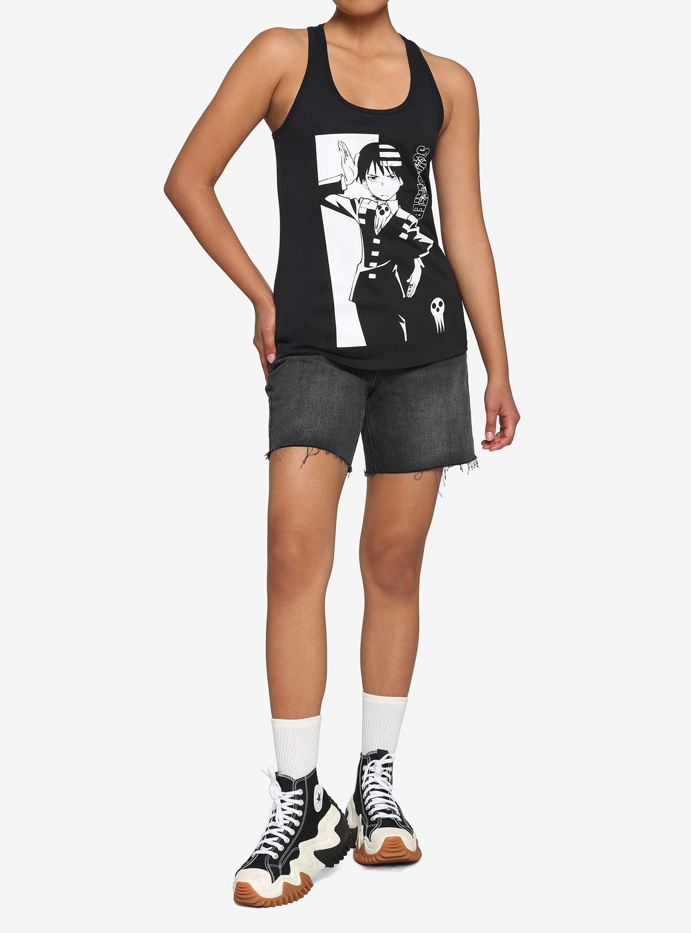 Soul Eater Death The Kid Symmetrical Girls Tank Top, MULTI, alternate