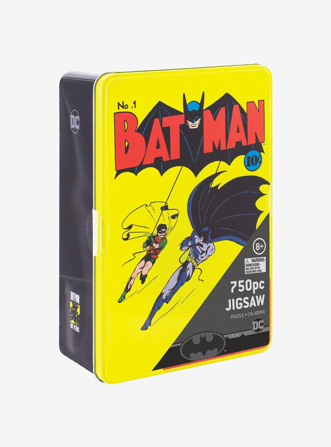 DC Comics Batman Comic Art Bat Symbol 750-Piece Puzzle and Tin, , alternate