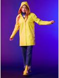 Coraline Cosplay Yellow Girls Raincoat, MULTI, alternate