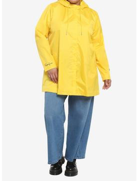 Coraline Cosplay Yellow Girls Raincoat Plus Size, , hi-res