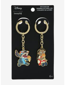 Loungefly Disney Lilo & Stitch Ice Cream Cones Keychain Set - BoxLunch Exclusive, , hi-res