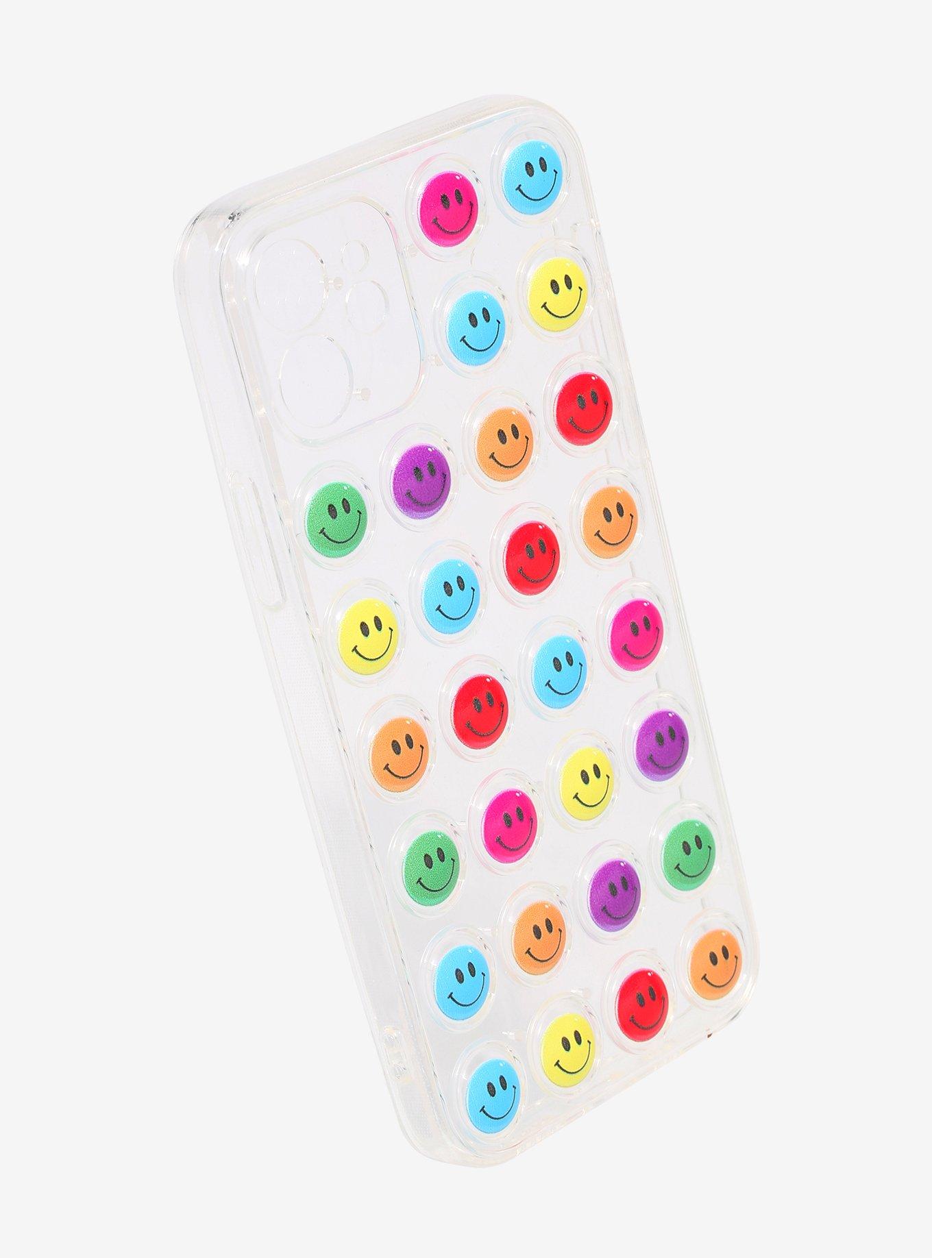 Colorful Smile Face Phone Case For iPhone 12, , hi-res