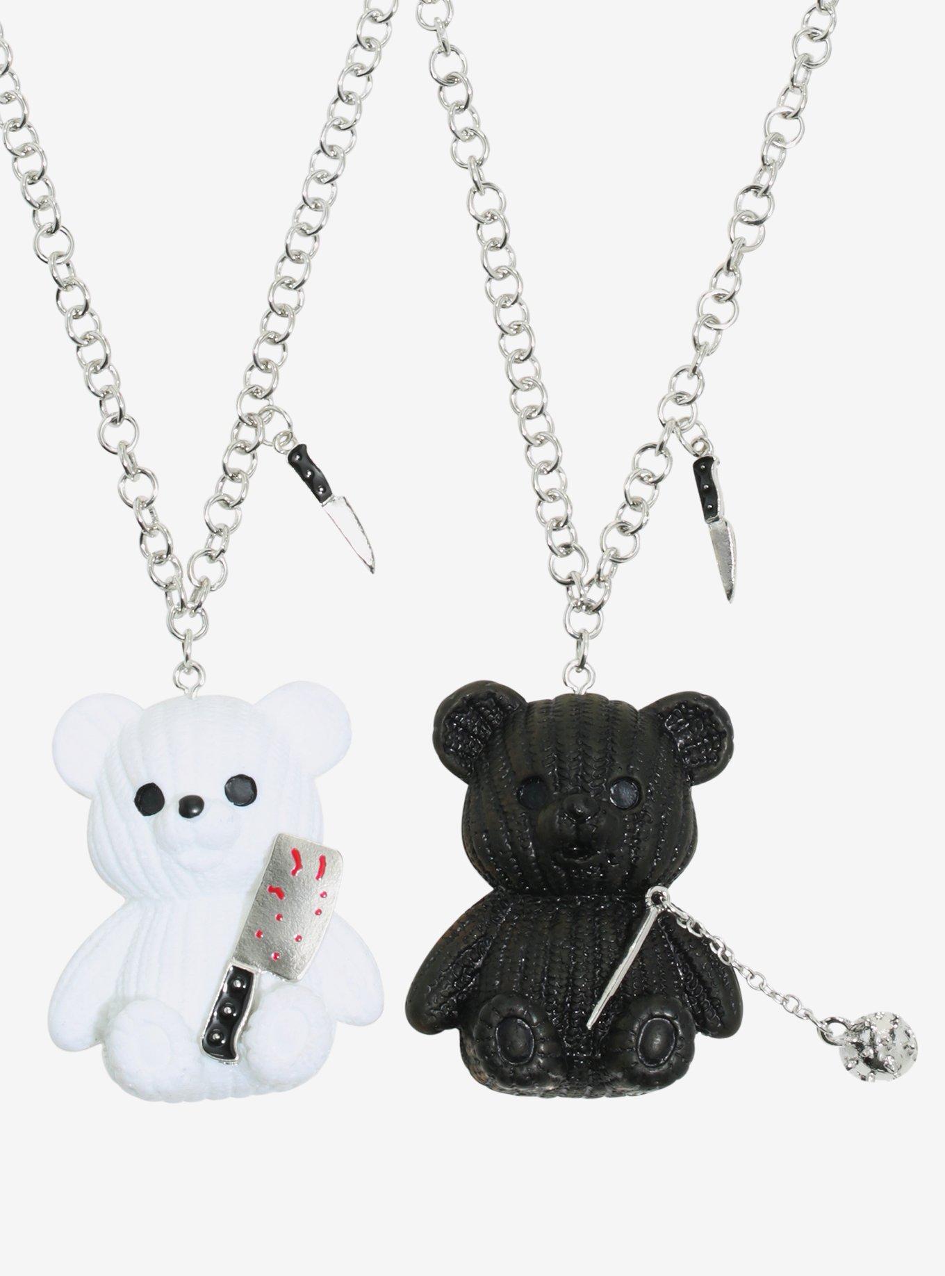 Bear Weapon Best Friend Necklace Set, , alternate