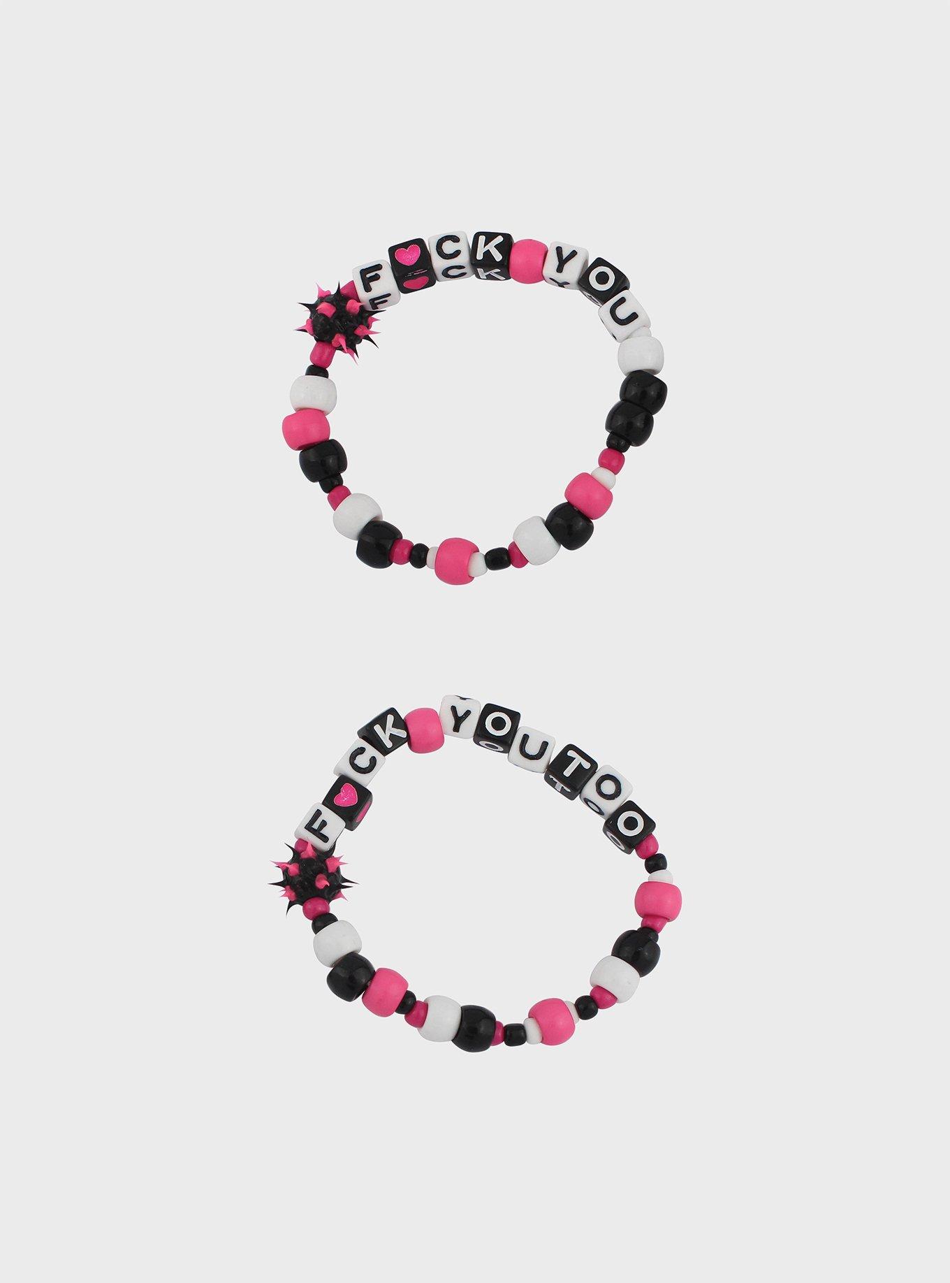 F*ck You & Too Best Friend Bracelet Set, , alternate