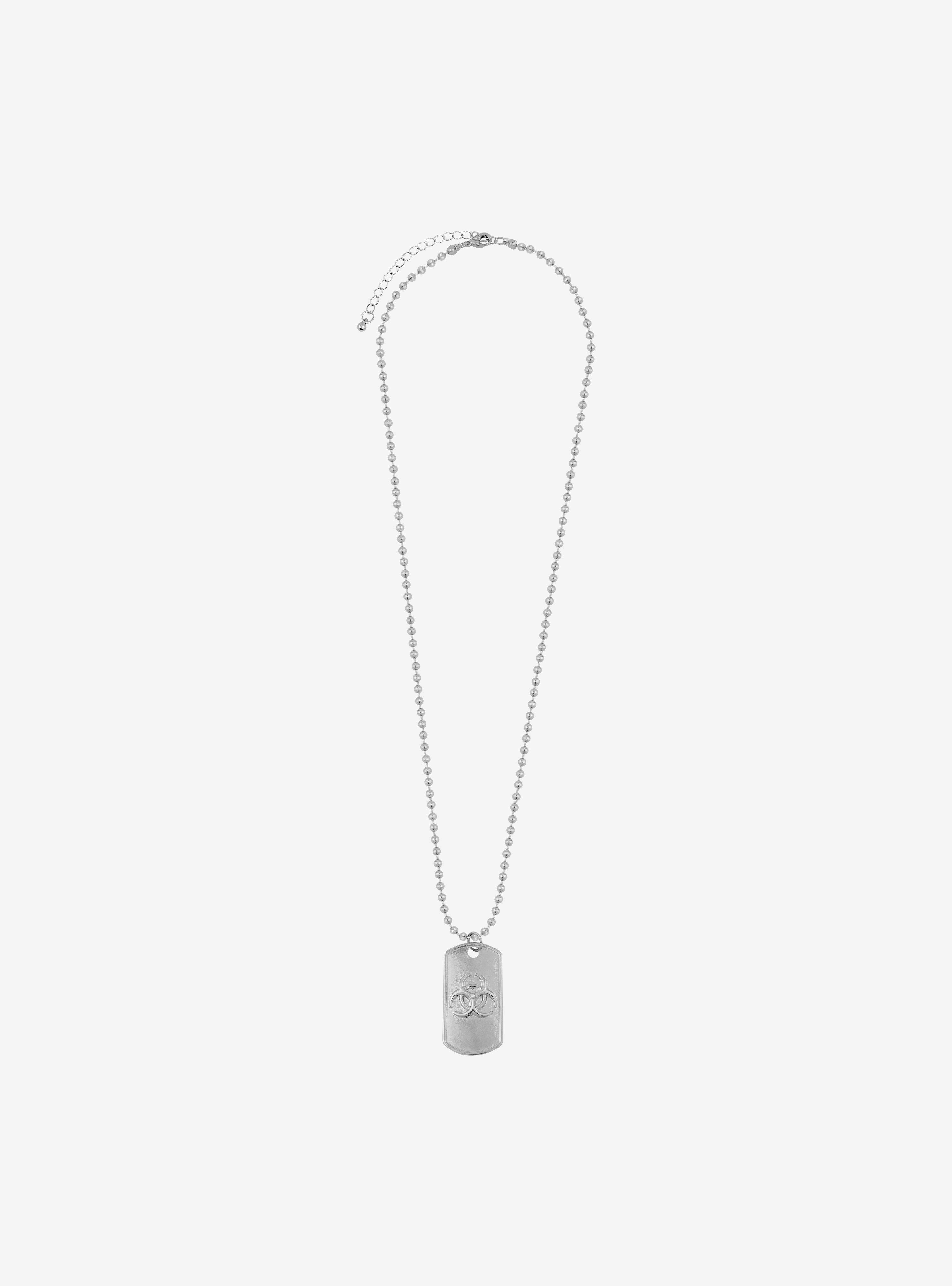 Biohazard Dog Tag Necklace, , alternate