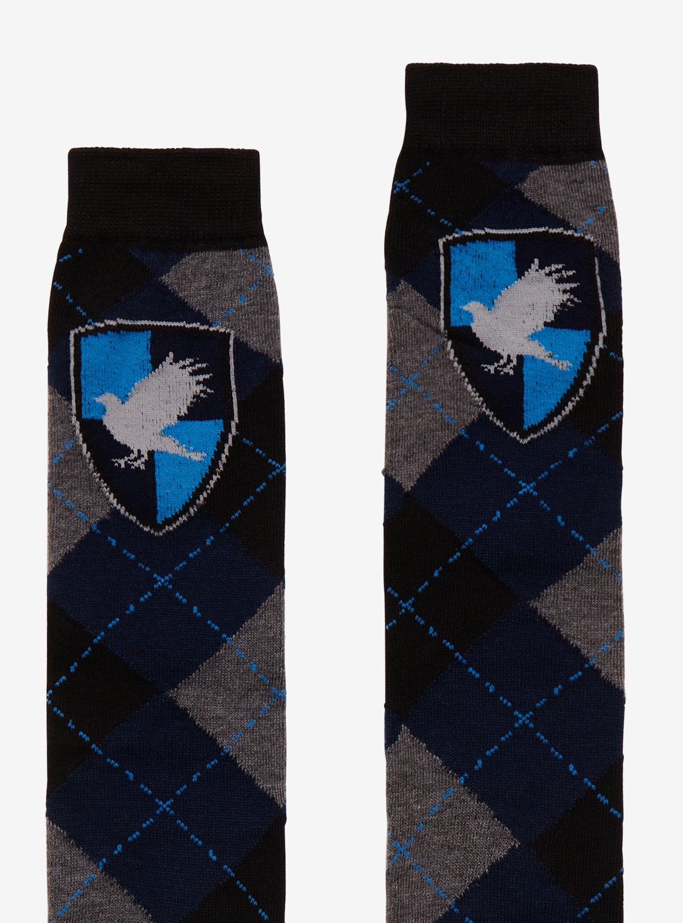 Harry Potter Ravenclaw Argyle Knee-High Socks, , alternate