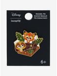 Loungefly Disney The Fox and The Hound Tod & Copper Terrarium Enamel Pin - BoxLunch Exclusive , , alternate