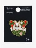 Loungefly Disney Alice in Wonderland White Rabbit Terrarium Enamel Pin - BoxLunch Exclusive, , alternate