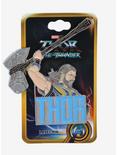 Marvel Thor: Love and Thunder Thor with Stormbreaker Portrait Enamel Pin - BoxLunch Exclusive, , alternate
