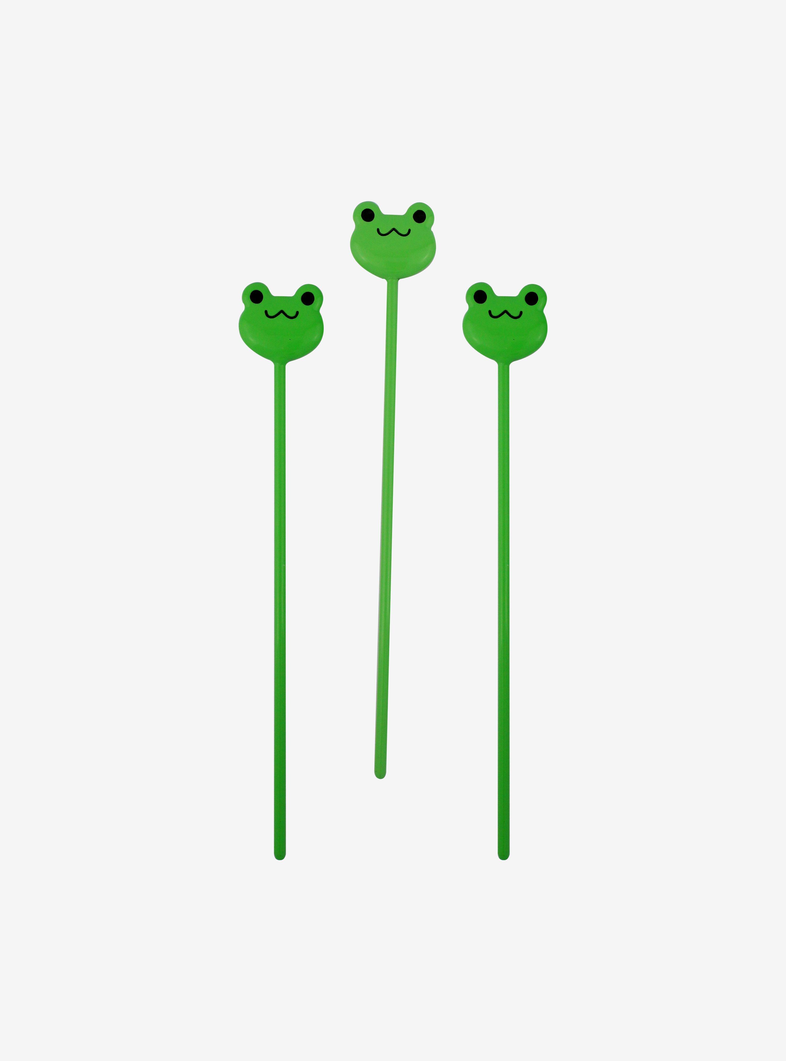 Green Frog Hair Stick Set, , alternate