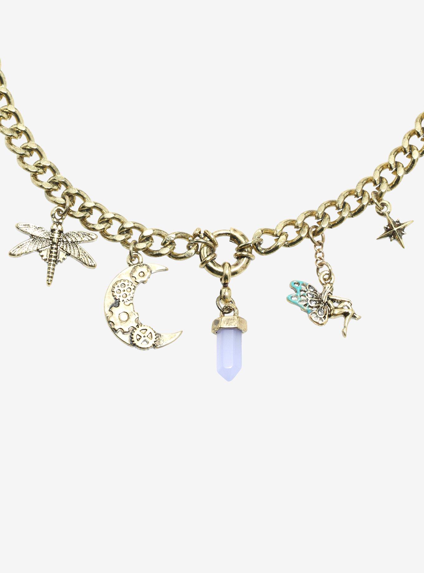 Steampunk Crystal Fairy Choker, , alternate