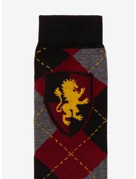 Harry Potter Gryffindor Dark Argyle Knee-High Socks, , hi-res