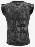 Goth Wrap Sleeveless T-Shirt, BLACK, alternate