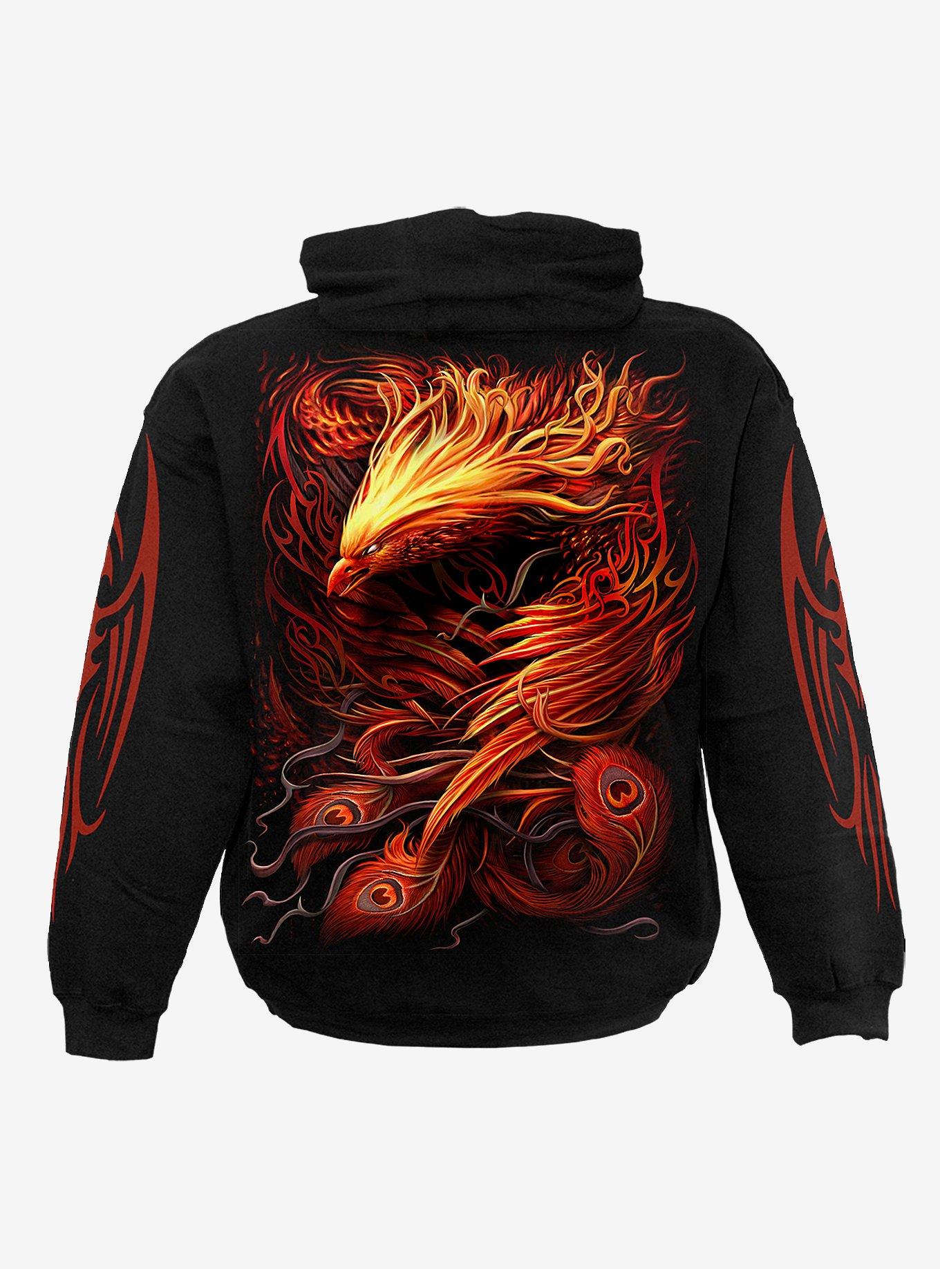 Phoenix Arisen Hoodie, BLACK, alternate