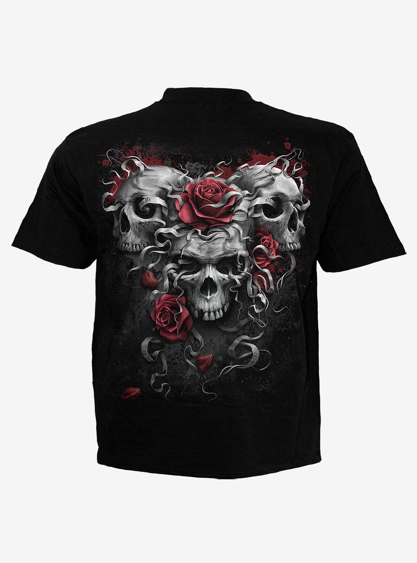 Skulls N' Roses T-Shirt, BLACK, alternate