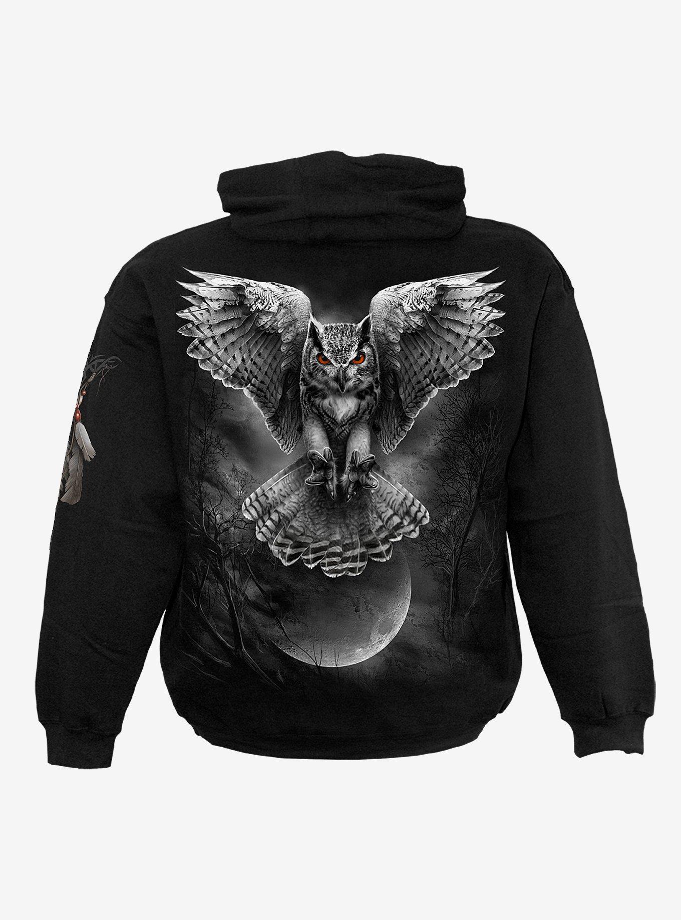 Wings Of Wisdom Hoodie, BLACK, alternate