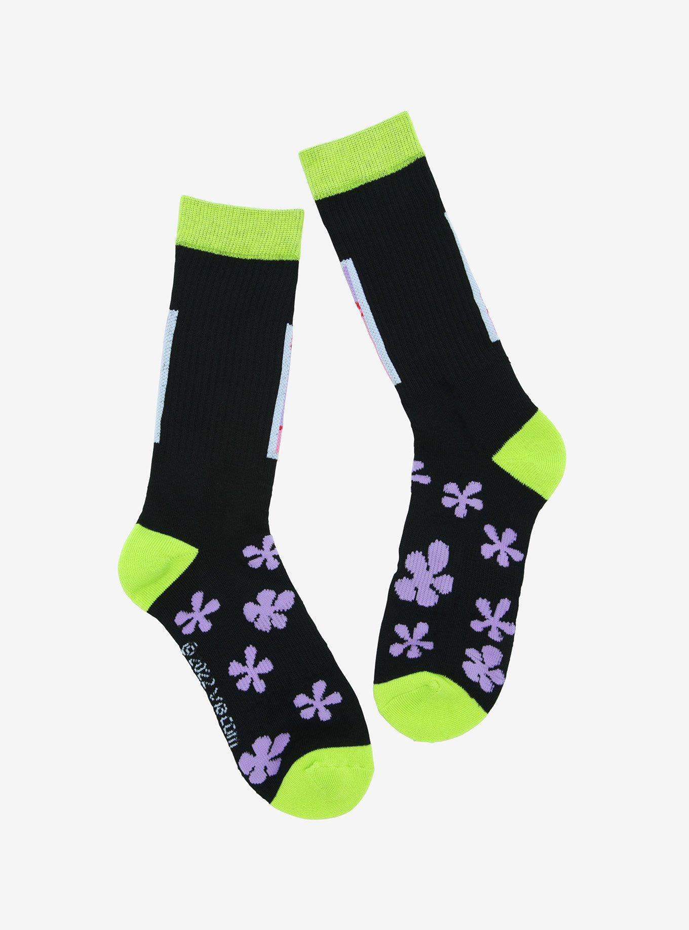 SpongeBob SquarePants Evil Patrick Crew Socks, , alternate