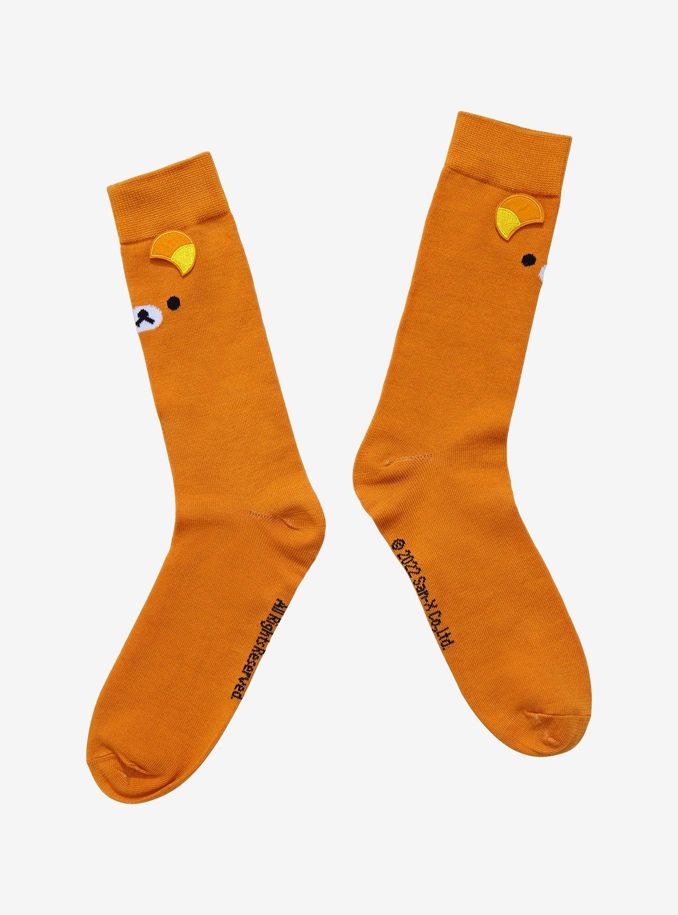 Rilakkuma 3D Ears Crew Socks, , alternate