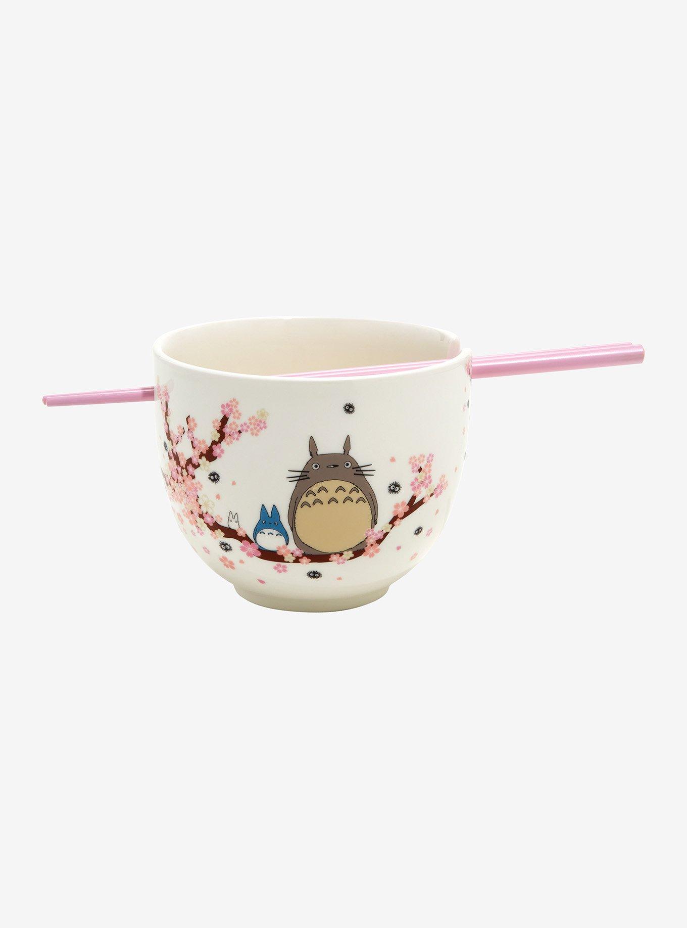 Studio Ghibli My Neighbor Totoro Sakura Ramen Bowl With Chopsticks, , alternate