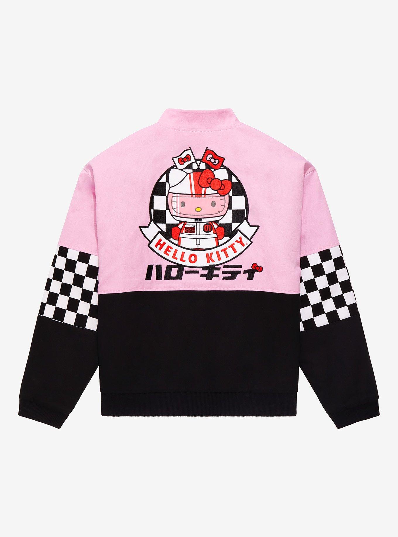 Sanrio Hello Kitty Racing Jacket - BoxLunch Exclusive, PINK, alternate