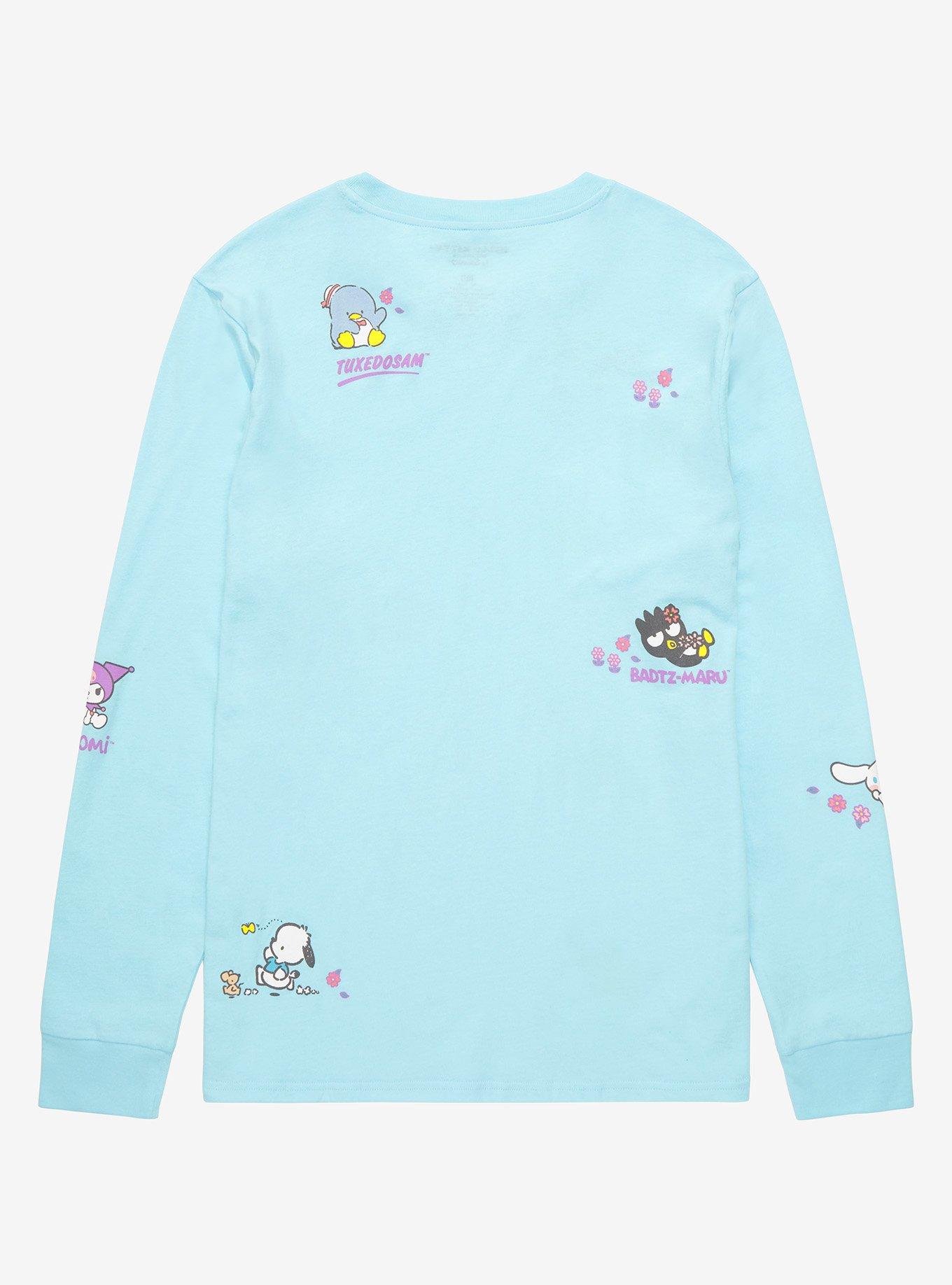 Sanrio Hello Kitty & Friends Floral Scenes Allover Print Long Sleeve T-Shirt, , hi-res