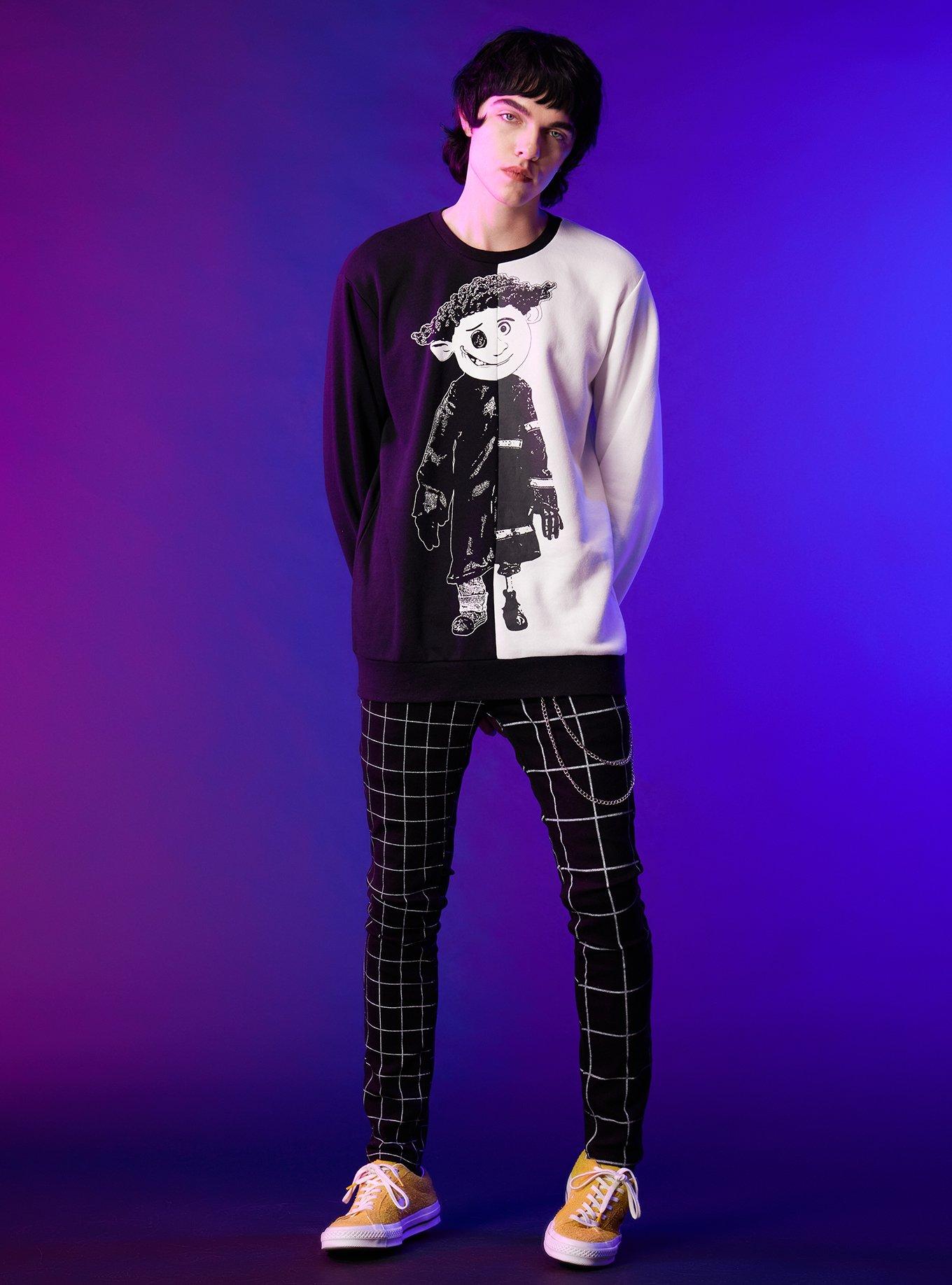 Coraline Wybie Other World Split Sweatshirt, MULTI, alternate