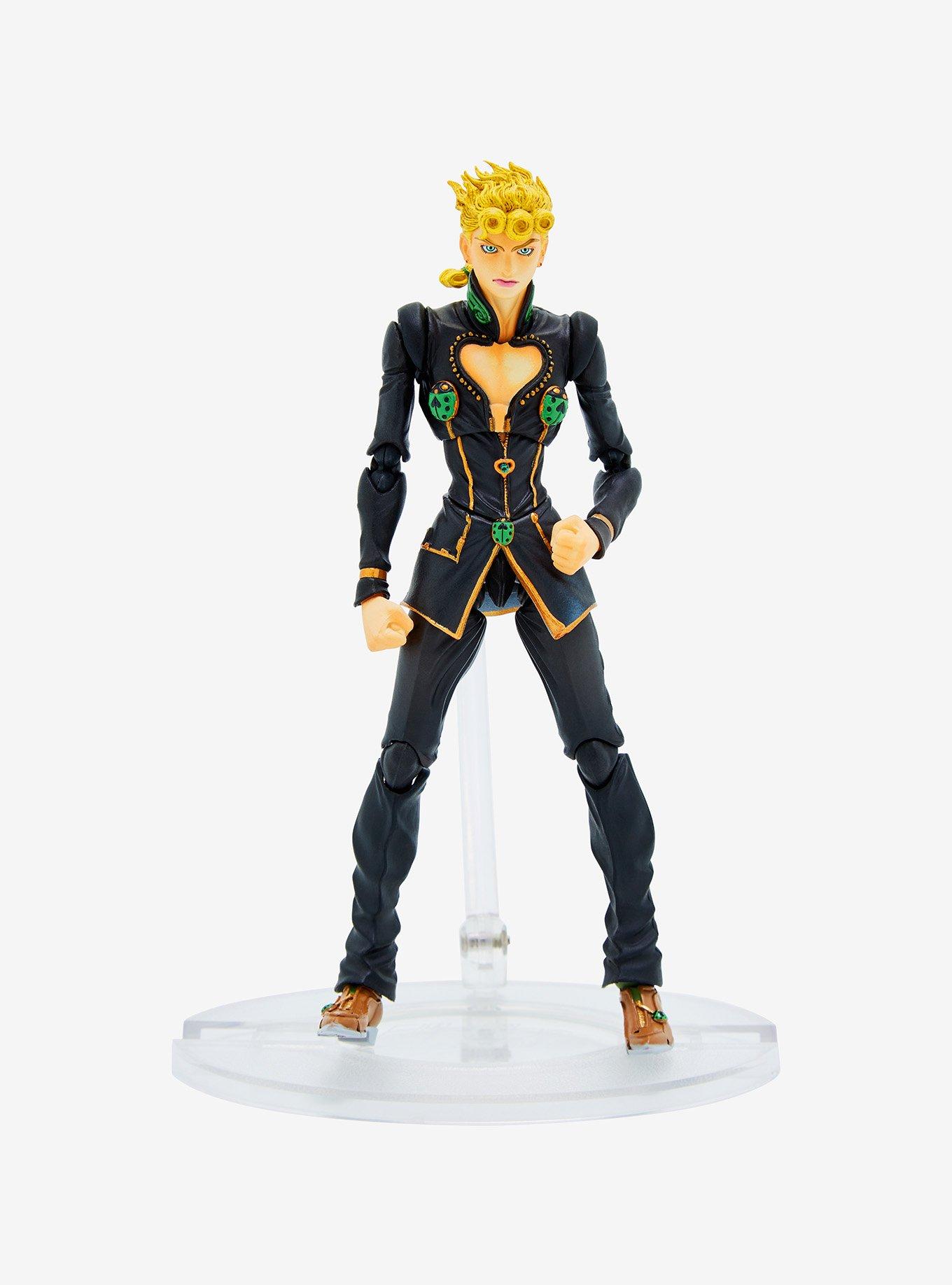 JoJo&rsquo;s Bizarre Adventure Super Action Statue Giorno Giovanna (Black Ver.) Figure, , alternate