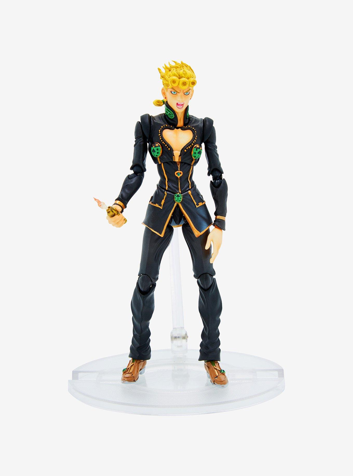JoJo&rsquo;s Bizarre Adventure Super Action Statue Giorno Giovanna (Black Ver.) Figure, , alternate