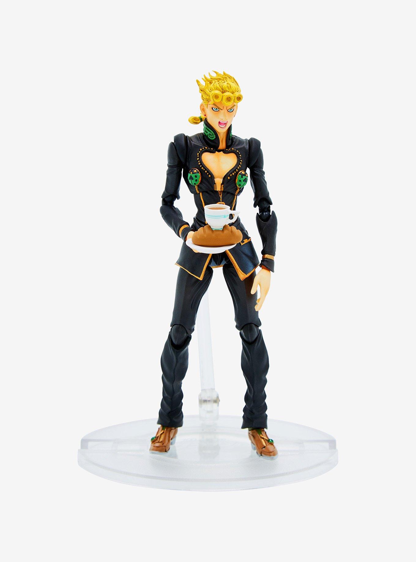 JoJo&rsquo;s Bizarre Adventure Super Action Statue Giorno Giovanna (Black Ver.) Figure, , alternate
