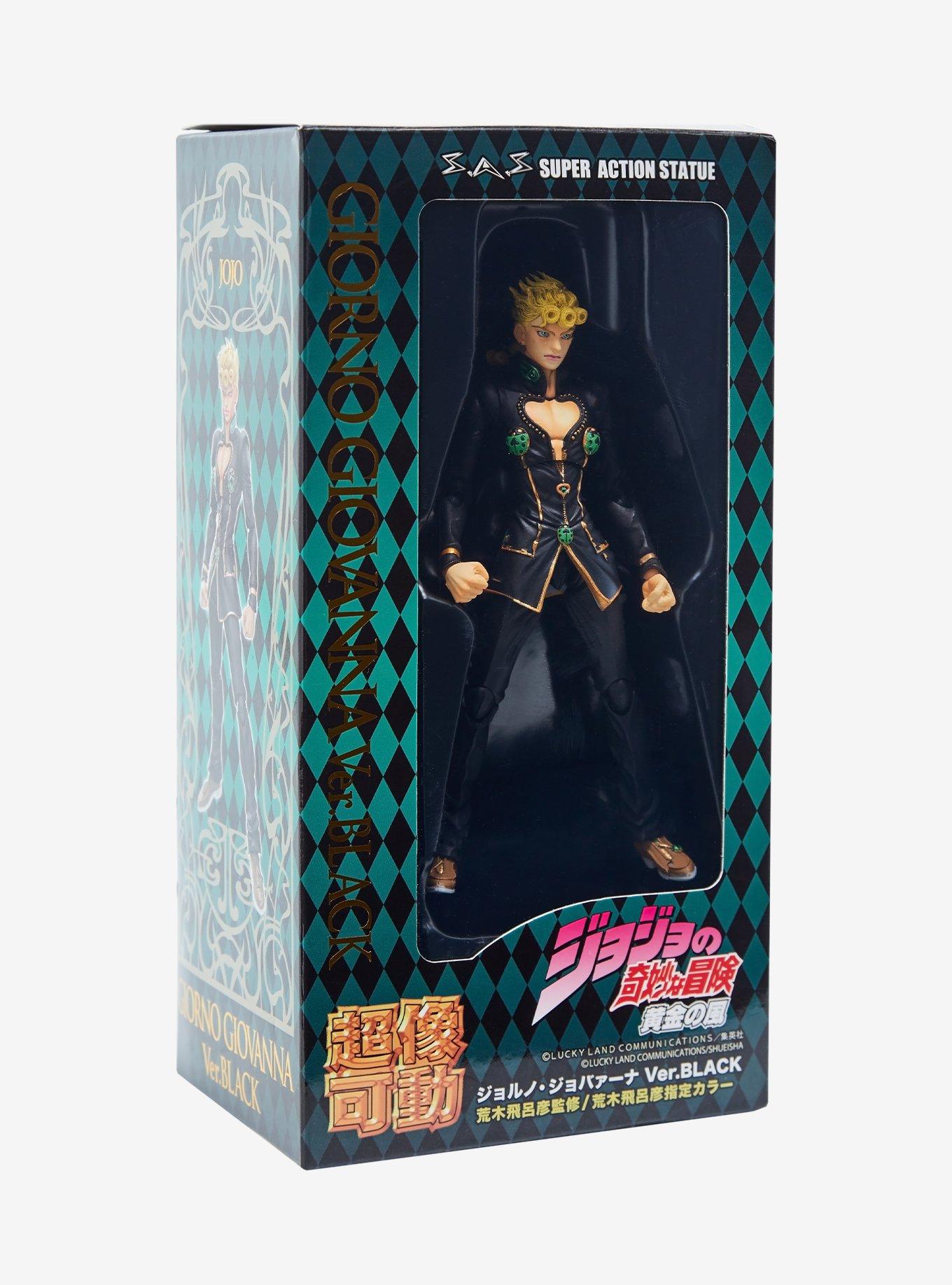 JoJo&rsquo;s Bizarre Adventure Super Action Statue Giorno Giovanna (Black Ver.) Figure, , alternate