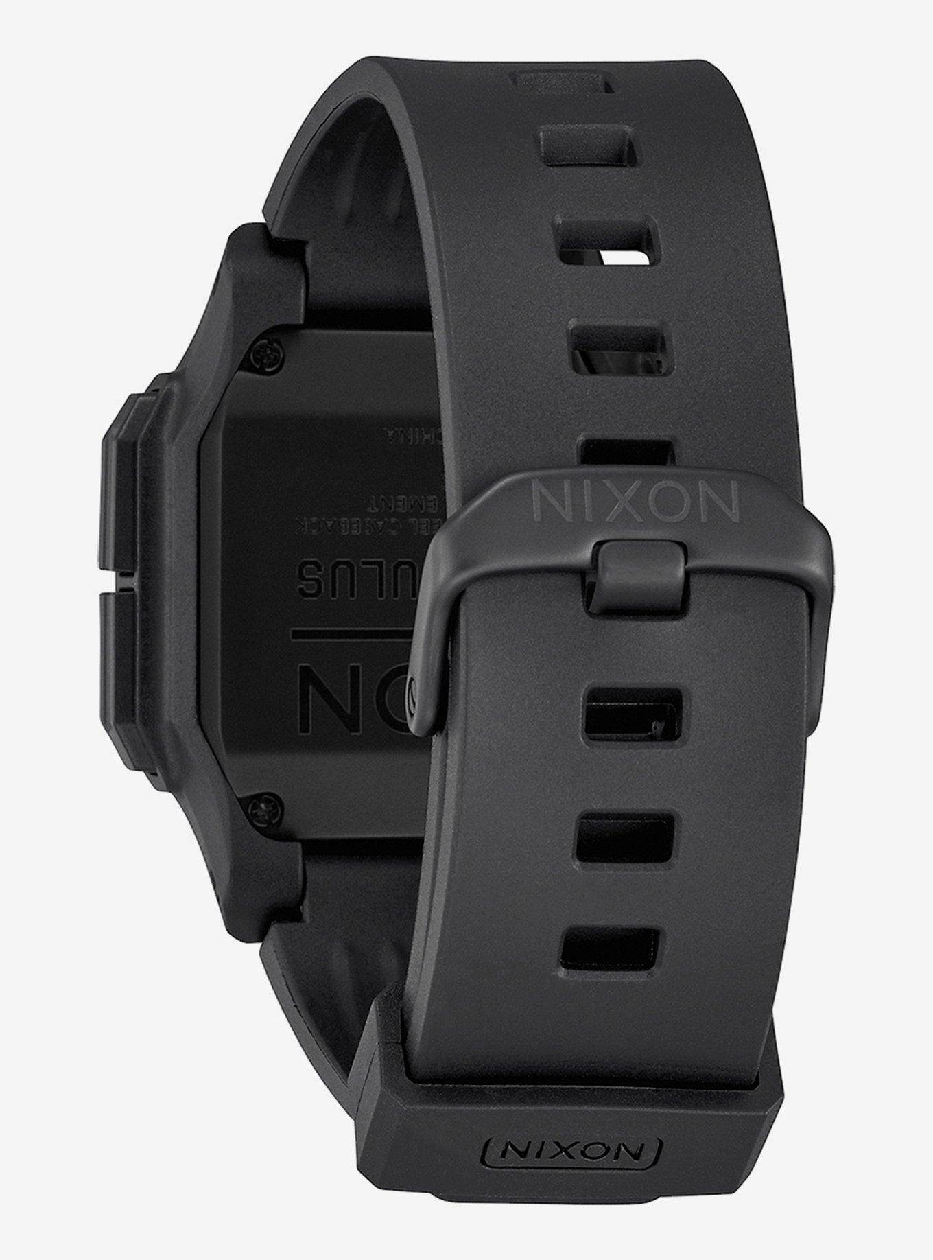 Nixon Regulus All Black Red Watch, , alternate