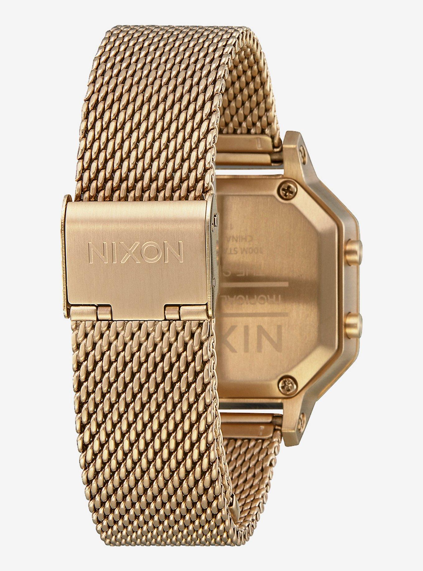Nixon Siren Milanese All Gold Watch, , hi-res