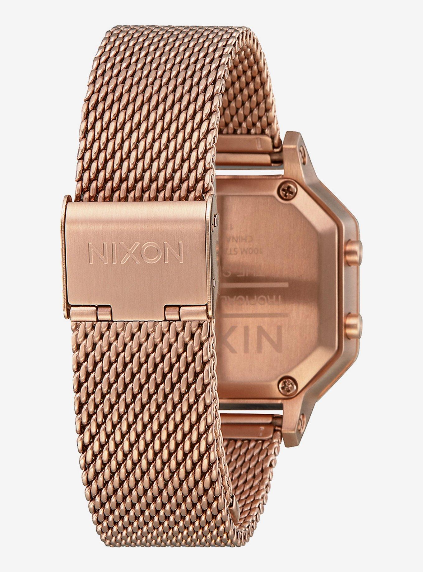 Nixon Siren Milanese All Rose Gold Watch, , alternate