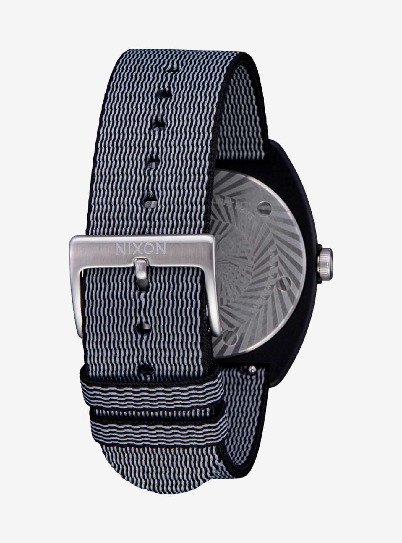 Nixon Grateful Dead Light Wave All Black Blue Red Watch, , alternate