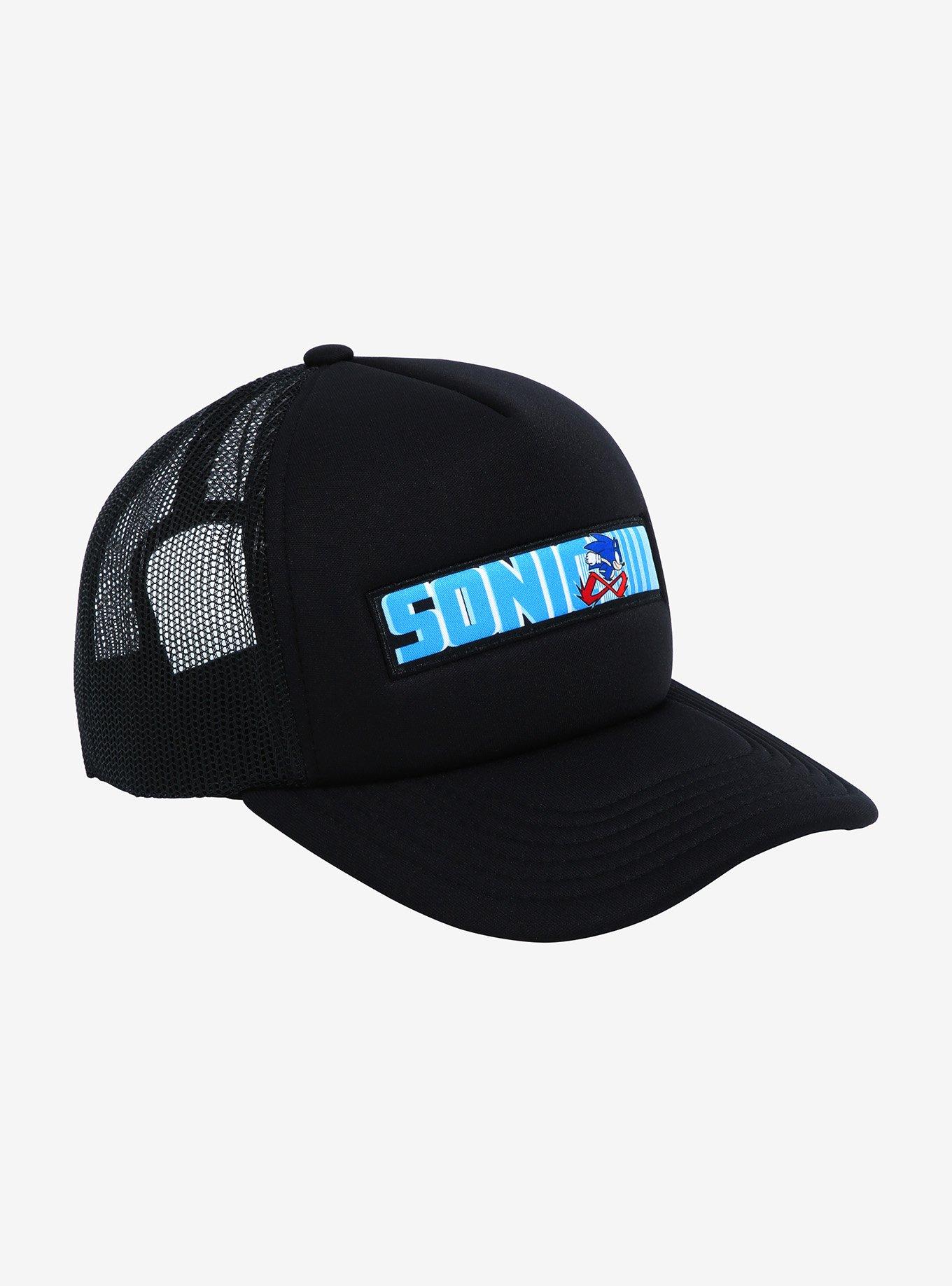 Sonic the Hedgehog Running Trucker Cap - BoxLunch Exclusive, , alternate