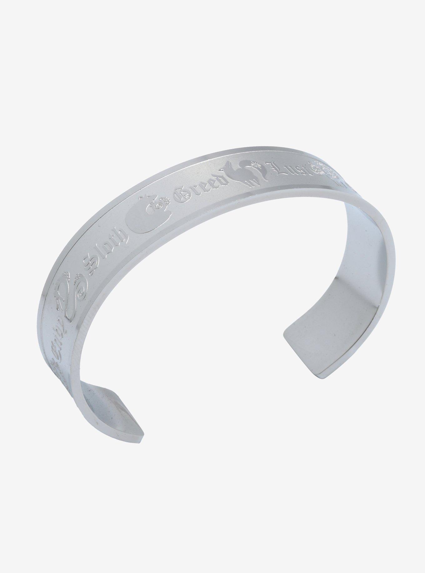 The Seven Deadly Sins Cuff Bracelet - BoxLunch Exclusive, , alternate