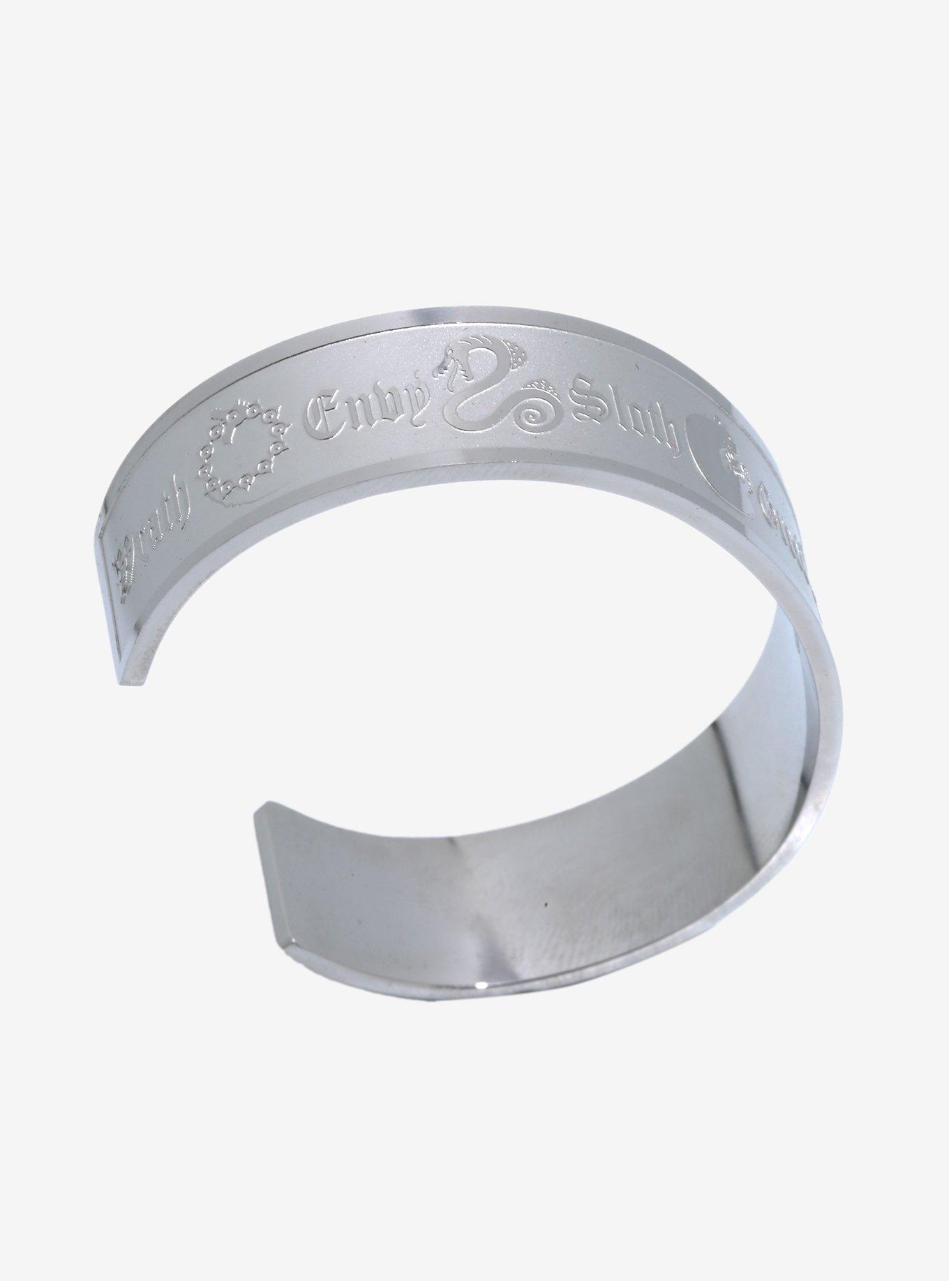 The Seven Deadly Sins Cuff Bracelet - BoxLunch Exclusive, , alternate