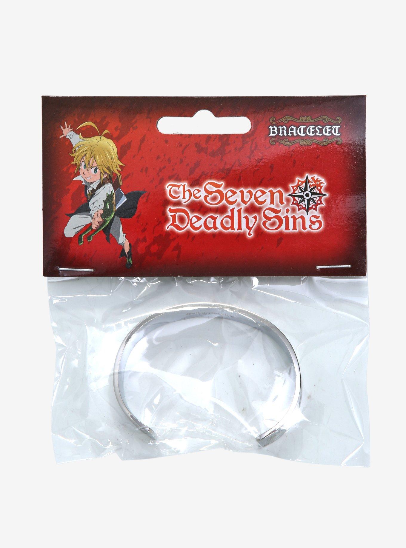 The Seven Deadly Sins Cuff Bracelet - BoxLunch Exclusive, , alternate
