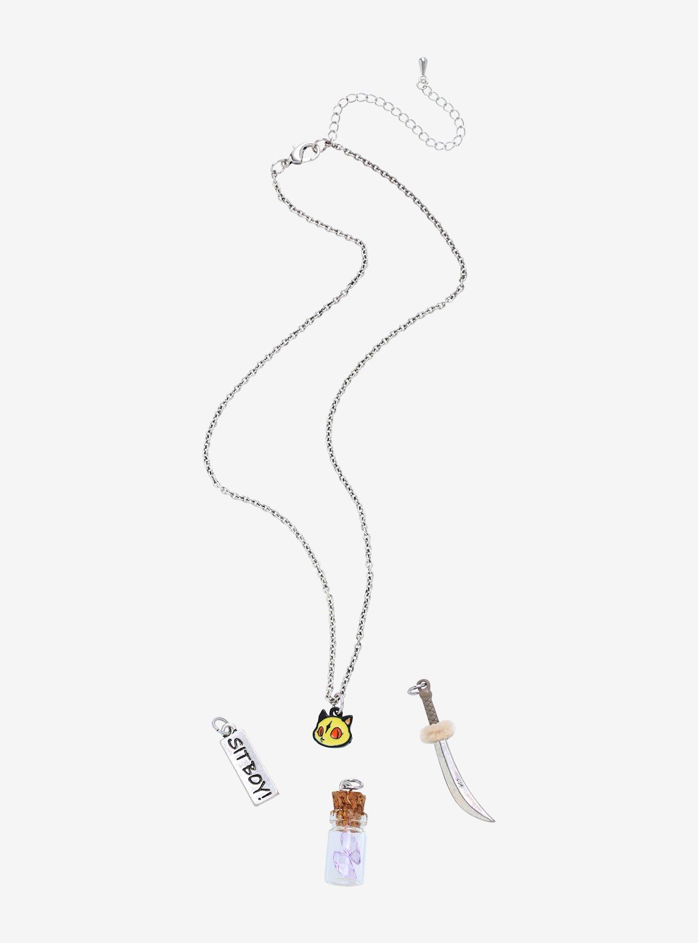 InuYasha Icons Multi-Charm Necklace - BoxLunch Exclusive , , alternate