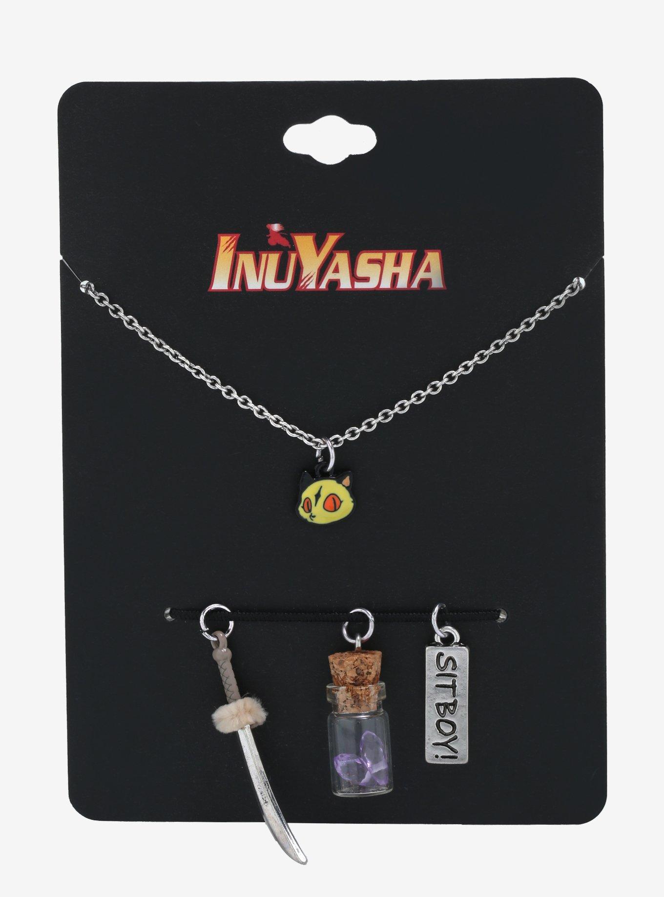 InuYasha Icons Multi-Charm Necklace - BoxLunch Exclusive , , alternate