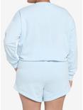 Cinnamoroll Pastel Blue Heart Girls Sweatshirt Plus Size, MULTI, alternate