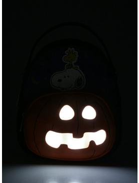 Peanuts Snoopy & Woodstock The Great Pumpkin Convertible Light-Up Mini Backpack - BoxLunch Exclusive, , hi-res