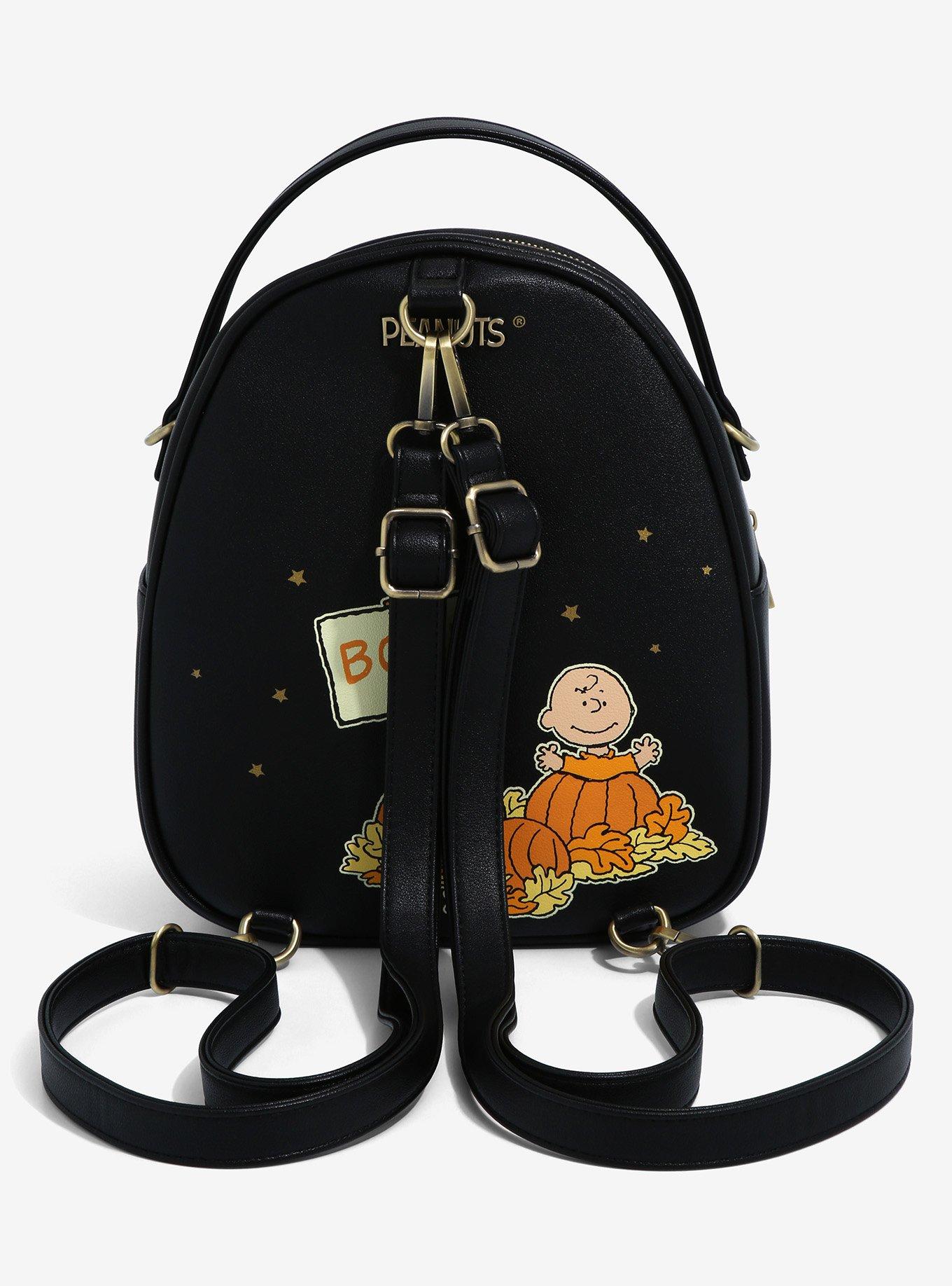 Peanuts Snoopy & Woodstock The Great Pumpkin Convertible Light-Up Mini Backpack - BoxLunch Exclusive, , alternate