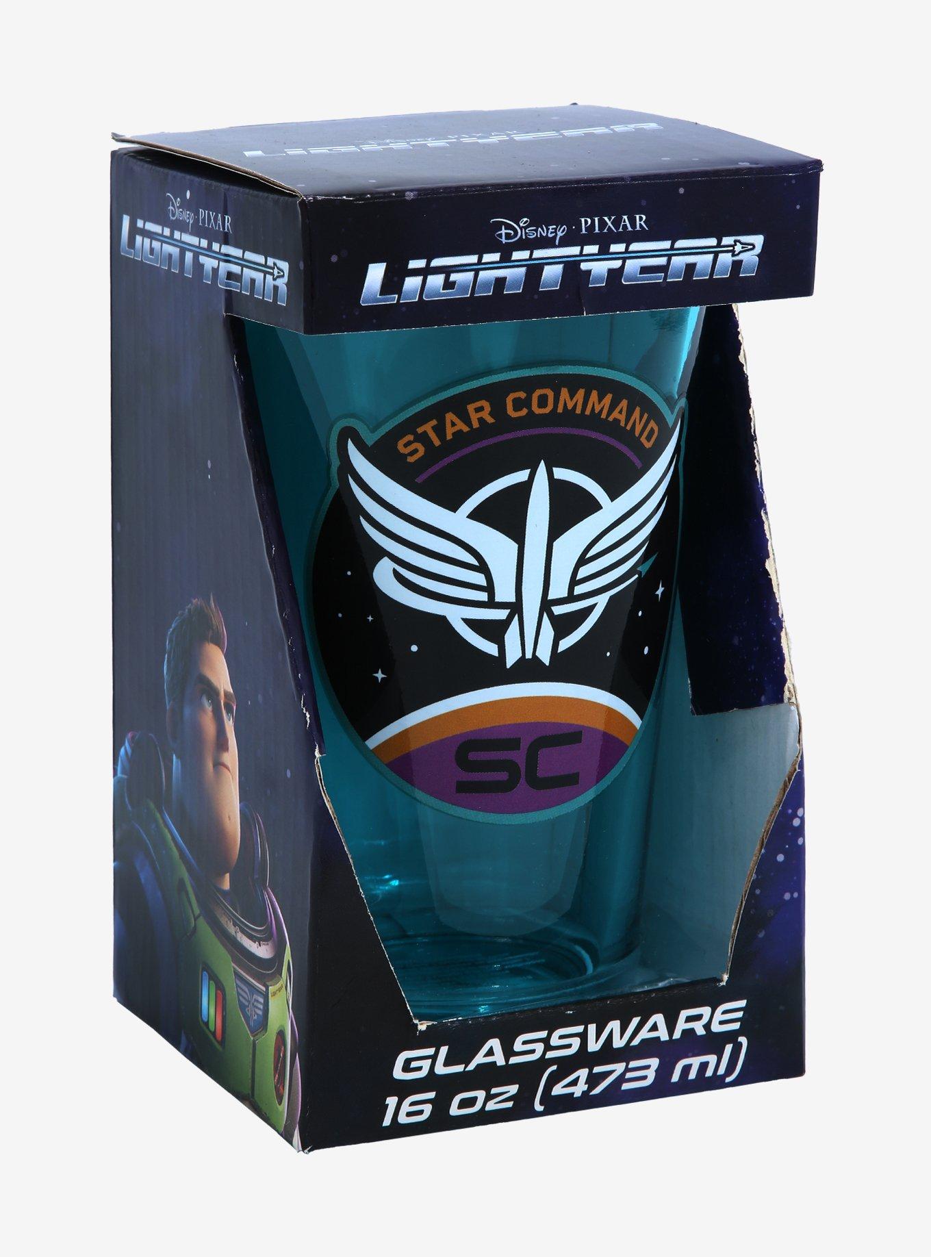 Disney Pixar Lightyear Star Command Logo Pint Glass - BoxLunch Exclusive , , alternate