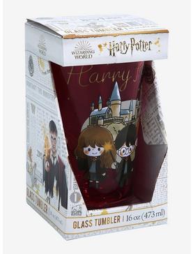Plus Size Harry Potter Chibi Trio Pint Glass, , hi-res