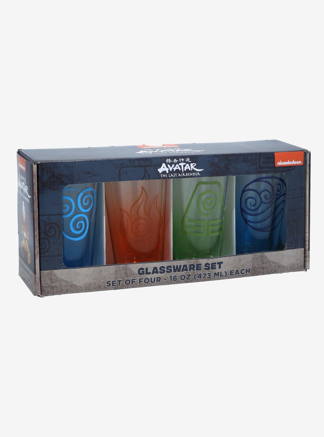 Avatar: The Last Airbender Four Nations Ombre Pint Glass Set , , alternate